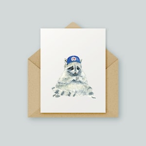 Toronto Blue Jays Wasbeer Card | Originele | Aquarel