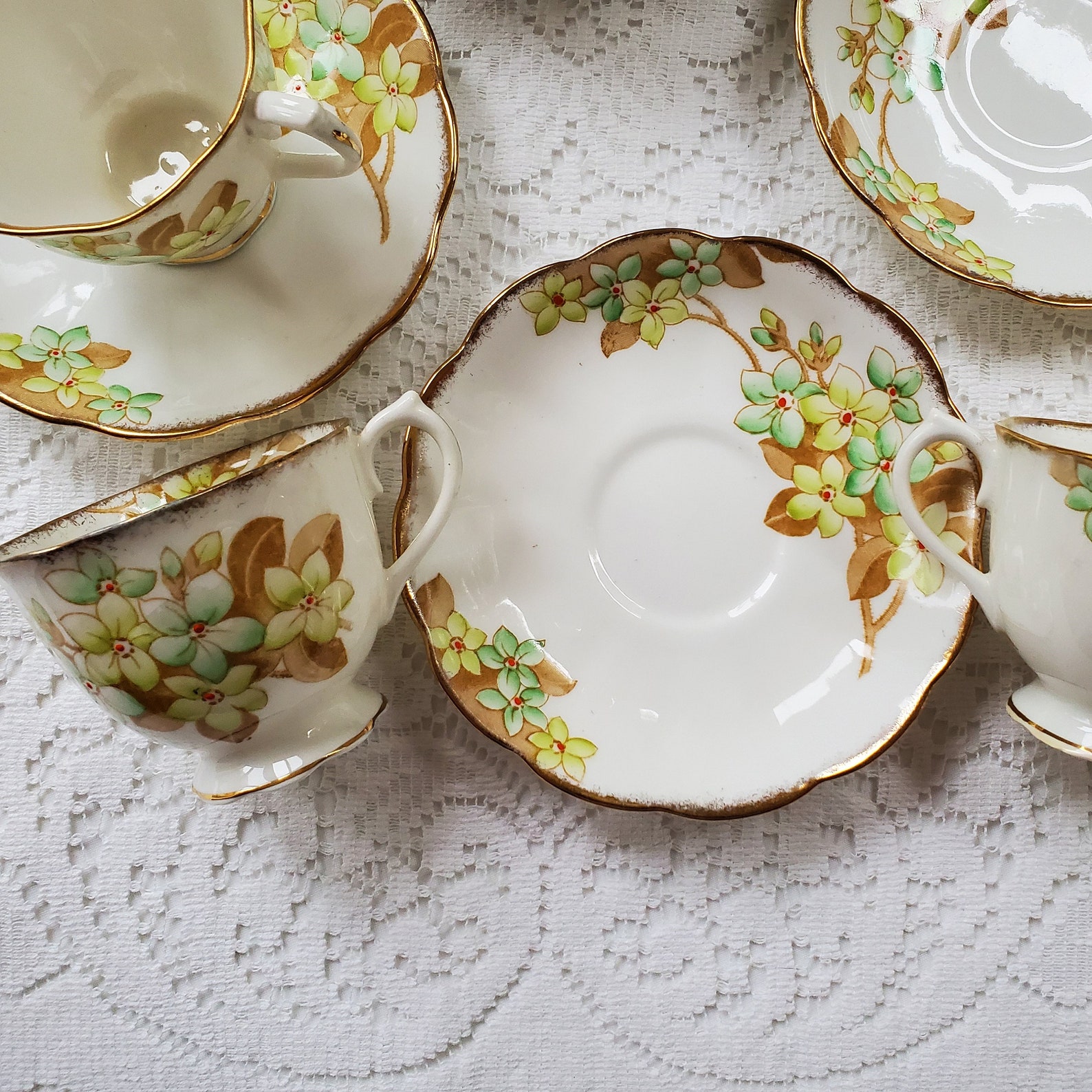 Vintage Royal Albert China Set 28 Pieces Pattern 1827 Etsy