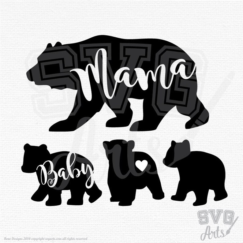Download Hand Lettered Text Baby Sister Bear Svg Brother Bear Svg Bundle Mama Bear Svg Papa Bear Svg With 3 Baby Bear Svg Designs Bear Svg Craft Supplies Tools Collage Vadel Com
