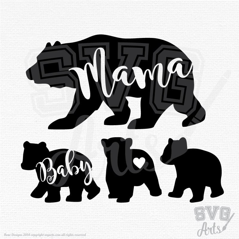 23+ Mama Bear Svg Bundle Cut Files For Cricut