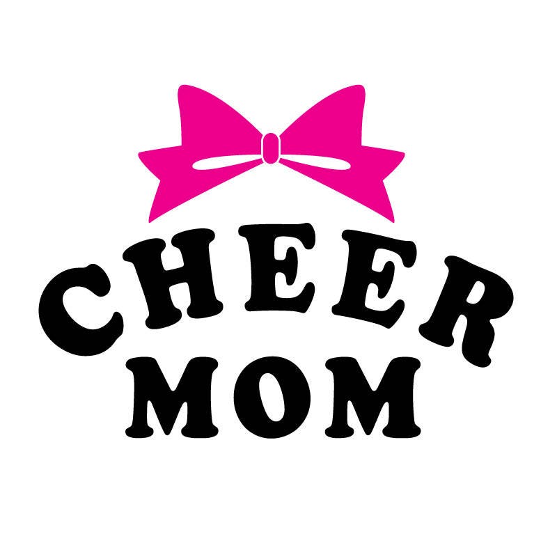 Download Cheer Mom and Bow SVG - Cute SVG Cut File - Cheer SVG