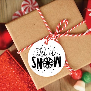 Christmas SVG, Let It Snow SVG, Christmas Clip Art Svg, SVG for Cricut, svg cut file
