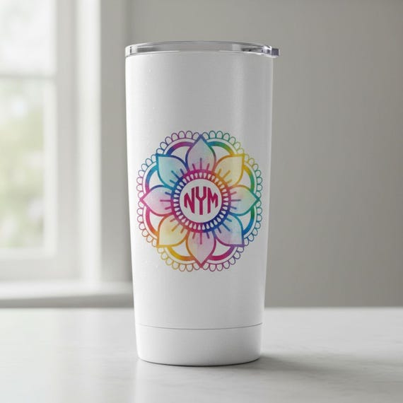 Mandala SVG - EPS - DXF & Png - 1 Mandala Monogram Frame Design