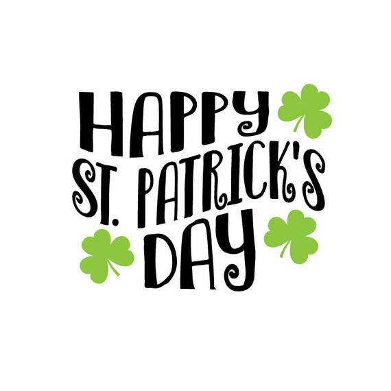 Happy St Patrick's Day SVG, EPS, JPG, and dxf