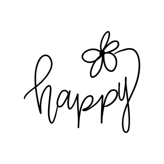 Happy SVG, Feel Good SVG, Mindfulness SVG, Life is Happy, Smile svg, joy svg, spring svg, summer svg, t-shirt svg