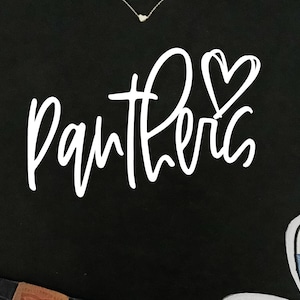 Panthers svg, Panthers Team svg, Panthers Fan, Game Day, svg, transparent png, instant download, Panthers Mascot, handwritten,  cut file