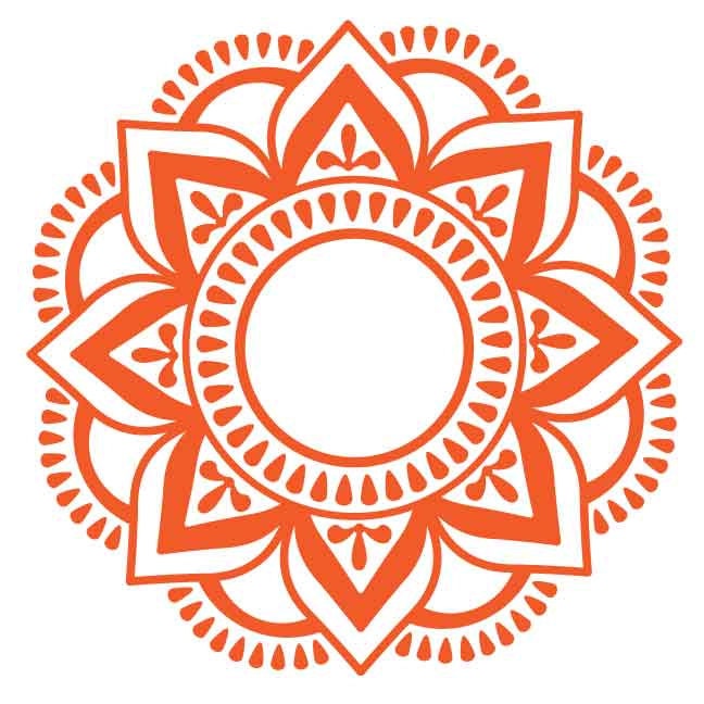 Download Mandala SVG - Monogram Frame - Monogram Mandala Border