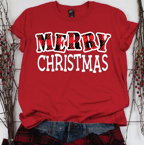 Christmas SVG, Buffalo Plaid Letters, Merry Christmas SVG, Christmas Clip Art Svg, SVG for Cricut, svg cut file