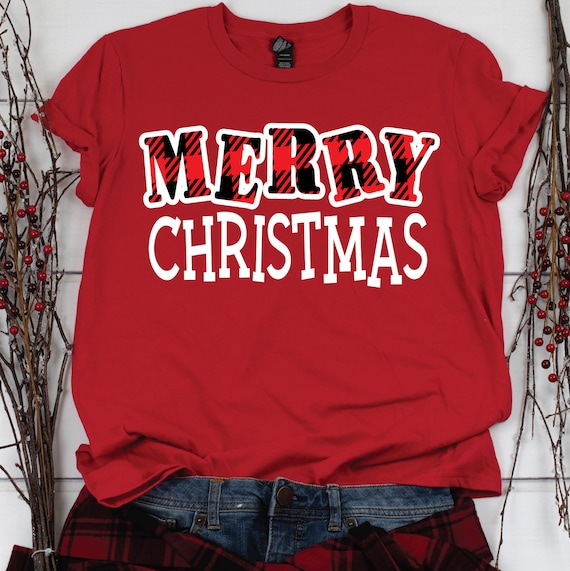 Christmas SVG, Buffalo Plaid Letters, Merry Christmas SVG, Christmas Clip Art Svg, SVG for Cricut, svg cut file