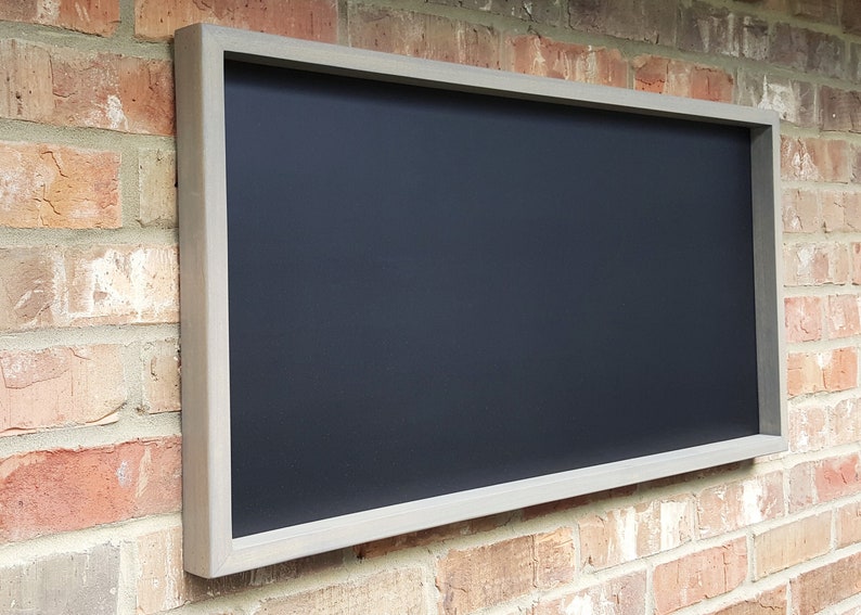 Chalkboard Framed Board 18x36 Long Narrow Etsy