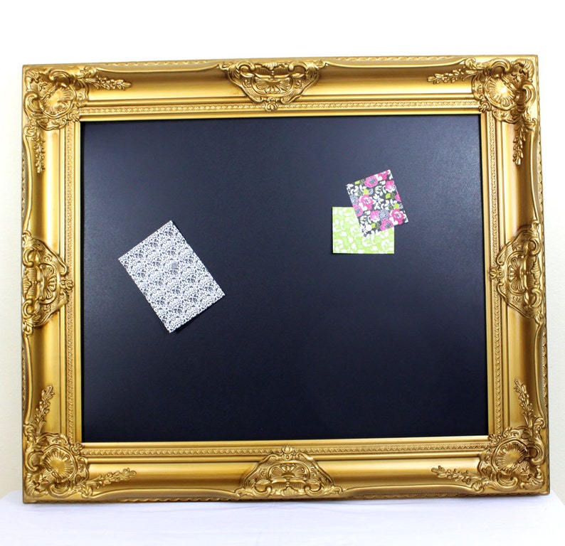 Gold Framed Chalkboard Board Board Wedding Etsy