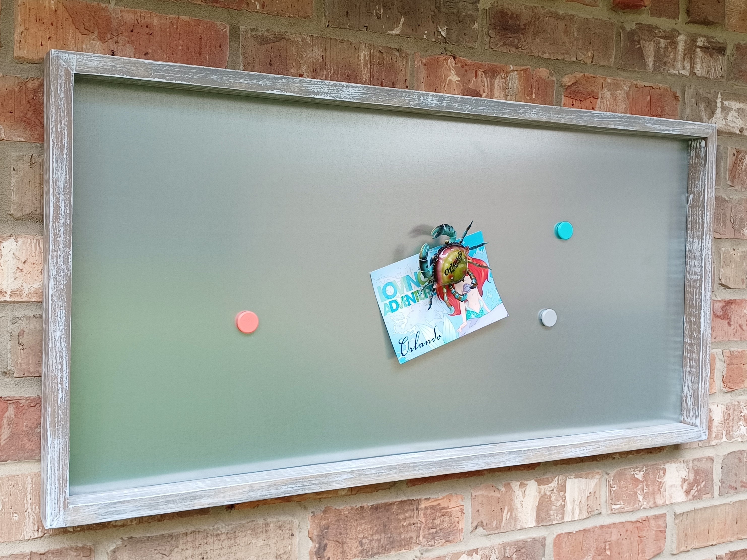 Framed Board Industrial Steel Board Command Etsy