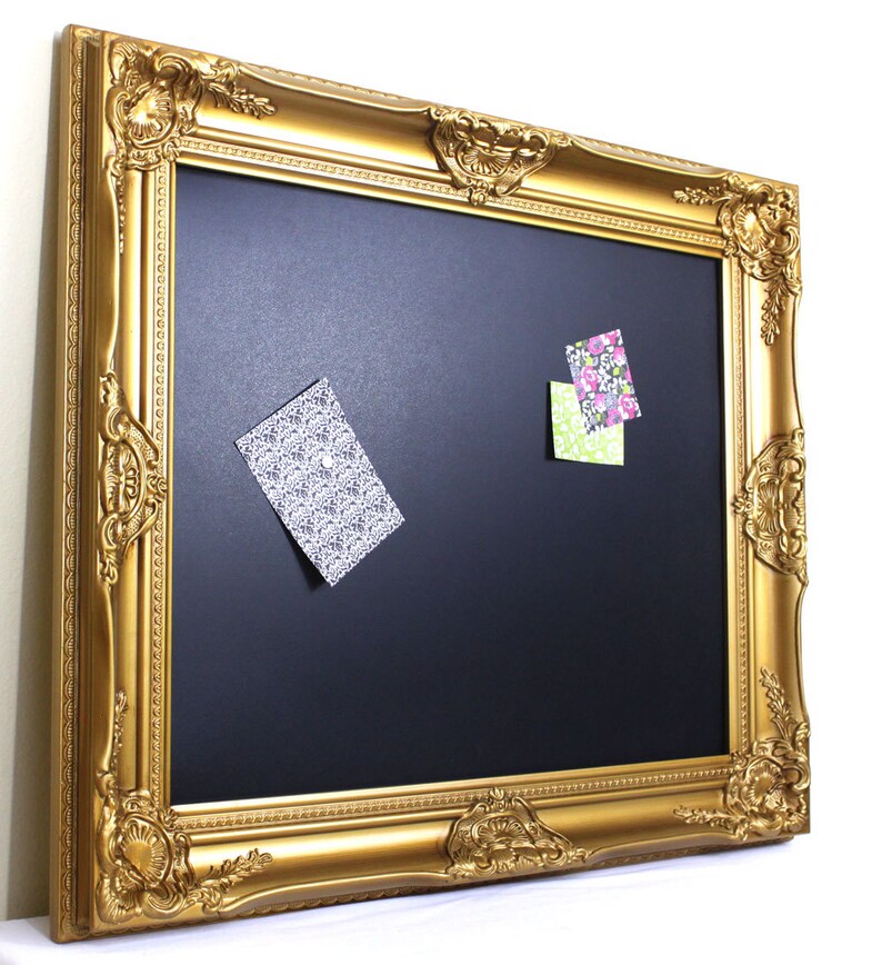 Gold Framed Chalkboard Board Board Wedding Etsy