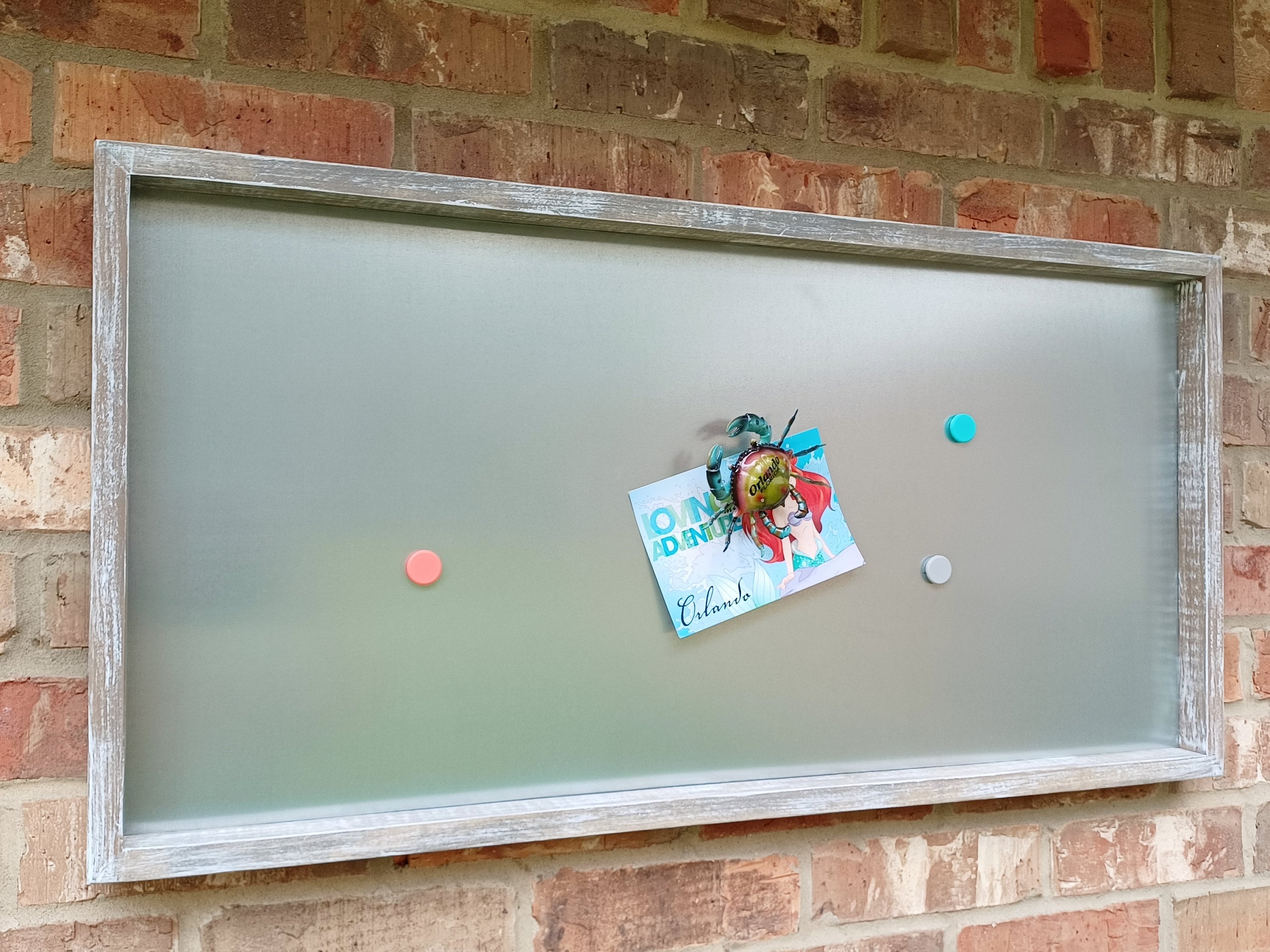 Framed Board Industrial Steel Board Command Etsy