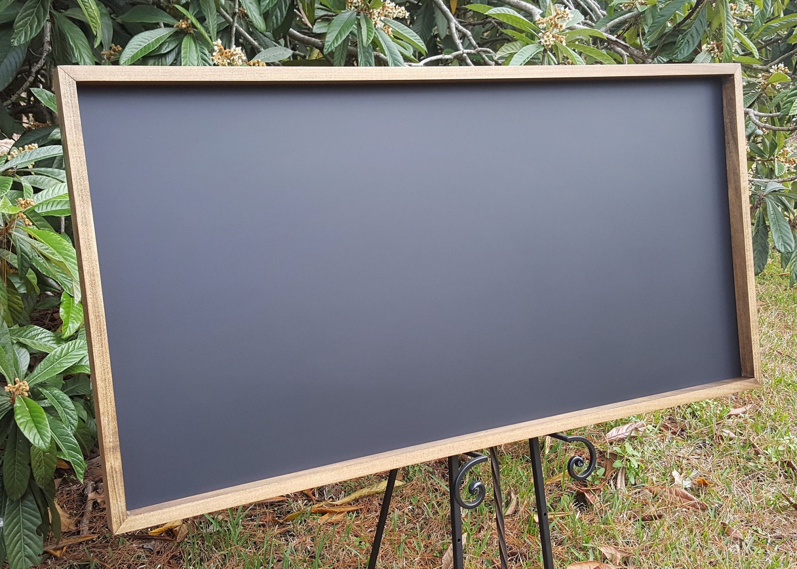 Rustic Framed Board Large Chalkboard Dark Walnut or Etsy