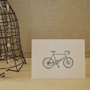 Trio de vélo plié ensemble de cartes de voeux image 2