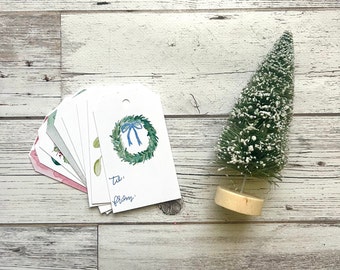 Christmas Tags - Watercolor Christmas Tags - Holiday Gift Tags