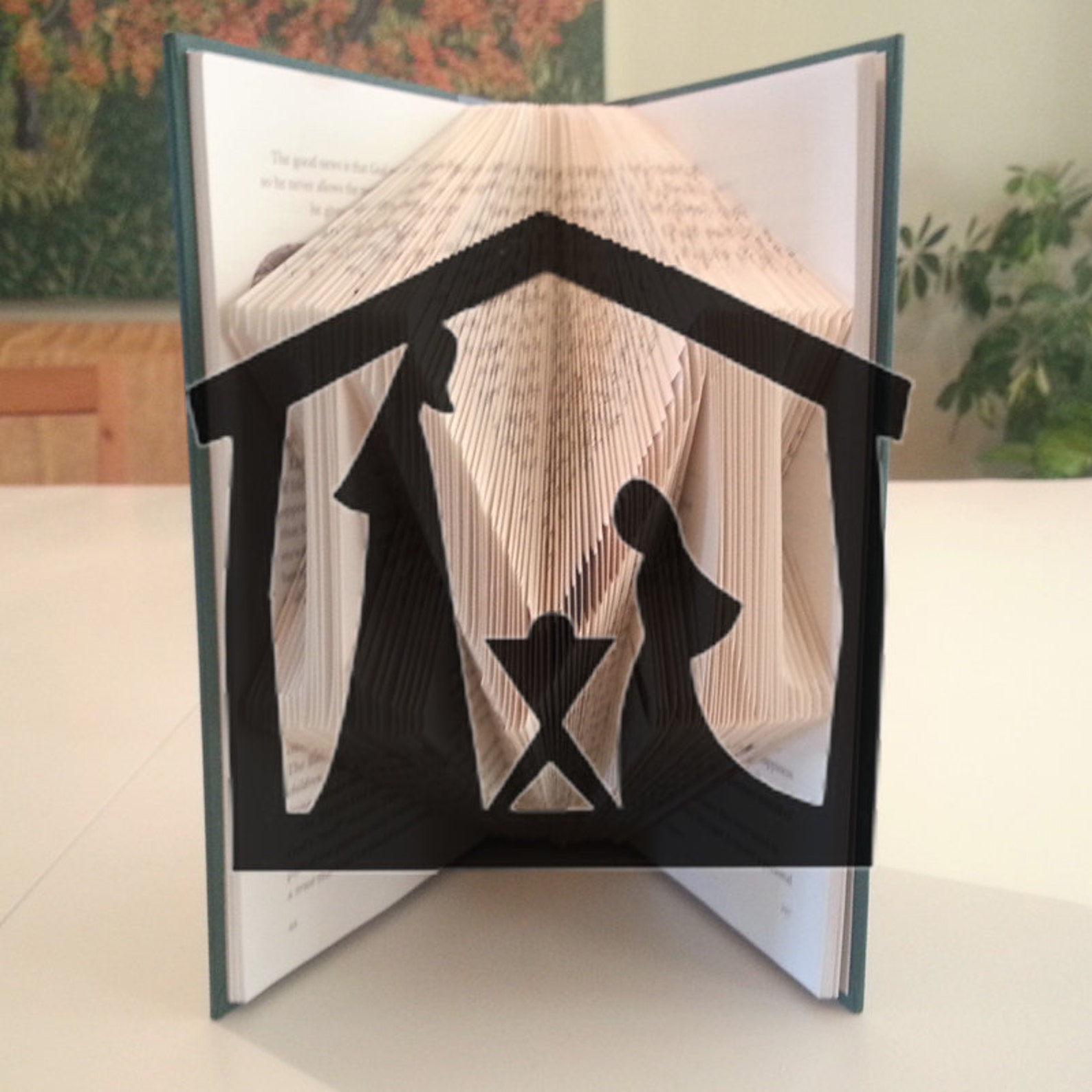 Nativity Book Folding Pattern by Diymarta - Etsy