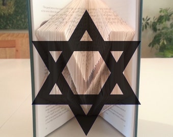 Star of David Folded Book Pattern