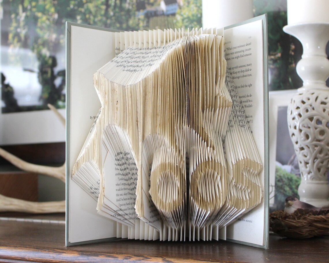 Custom Book Folding Pattern by Diymarta Etsy