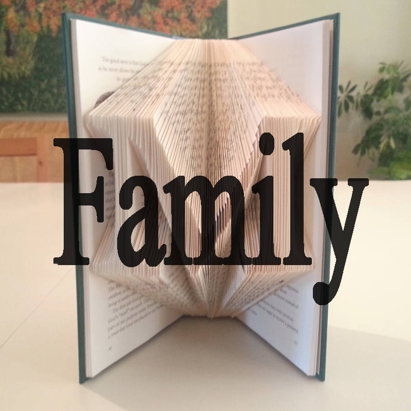 Book Folding Template family by DIYMarta Etsy