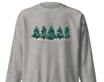 Christmas Tree Sweater Holiday Top for Women Christmas Sweatshirt