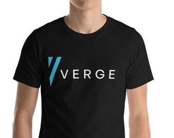 XVG Verge Logo Cryptocurrency Short-Sleeve Unisex T-Shirt
