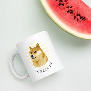 DOGE Dog Dogecoin Cryptocurrency Mug