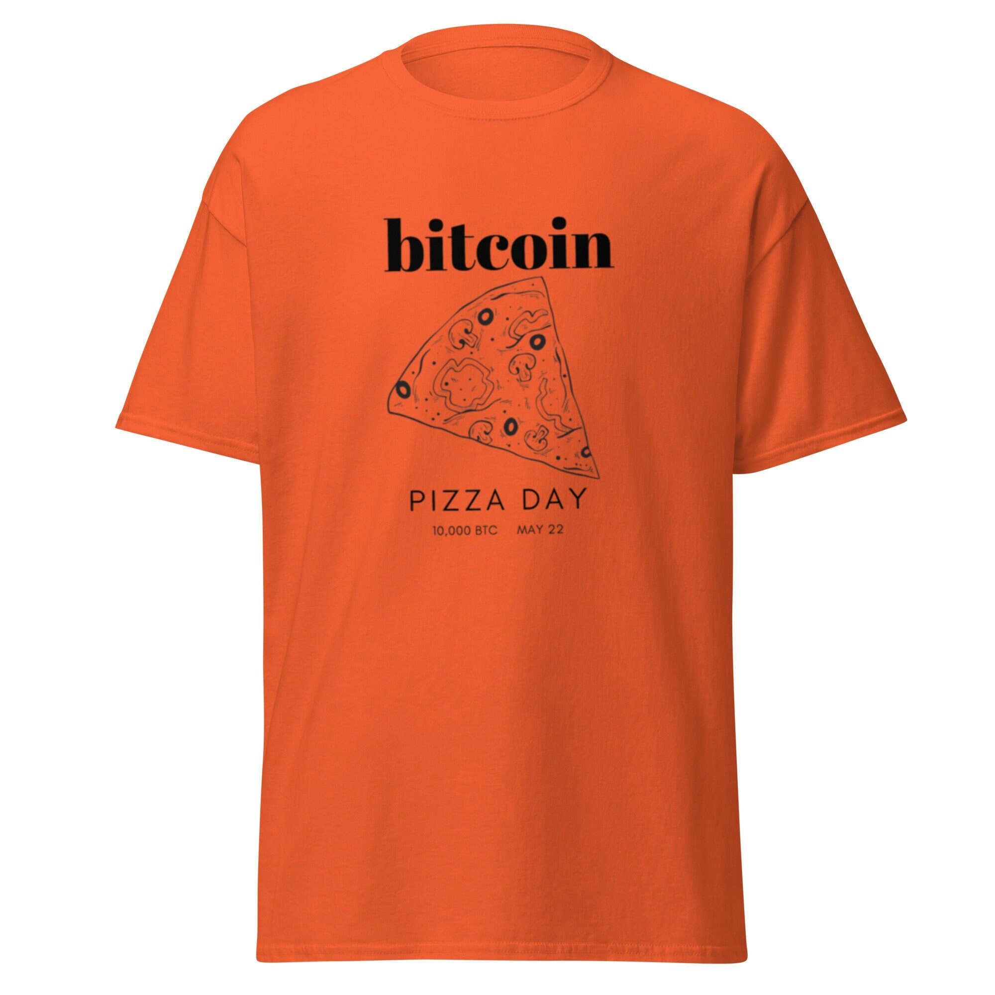 Bitcoin Pizza Day Version 1 T-shirt classique Uni-Sec Cryptocurrency Top -  Etsy France