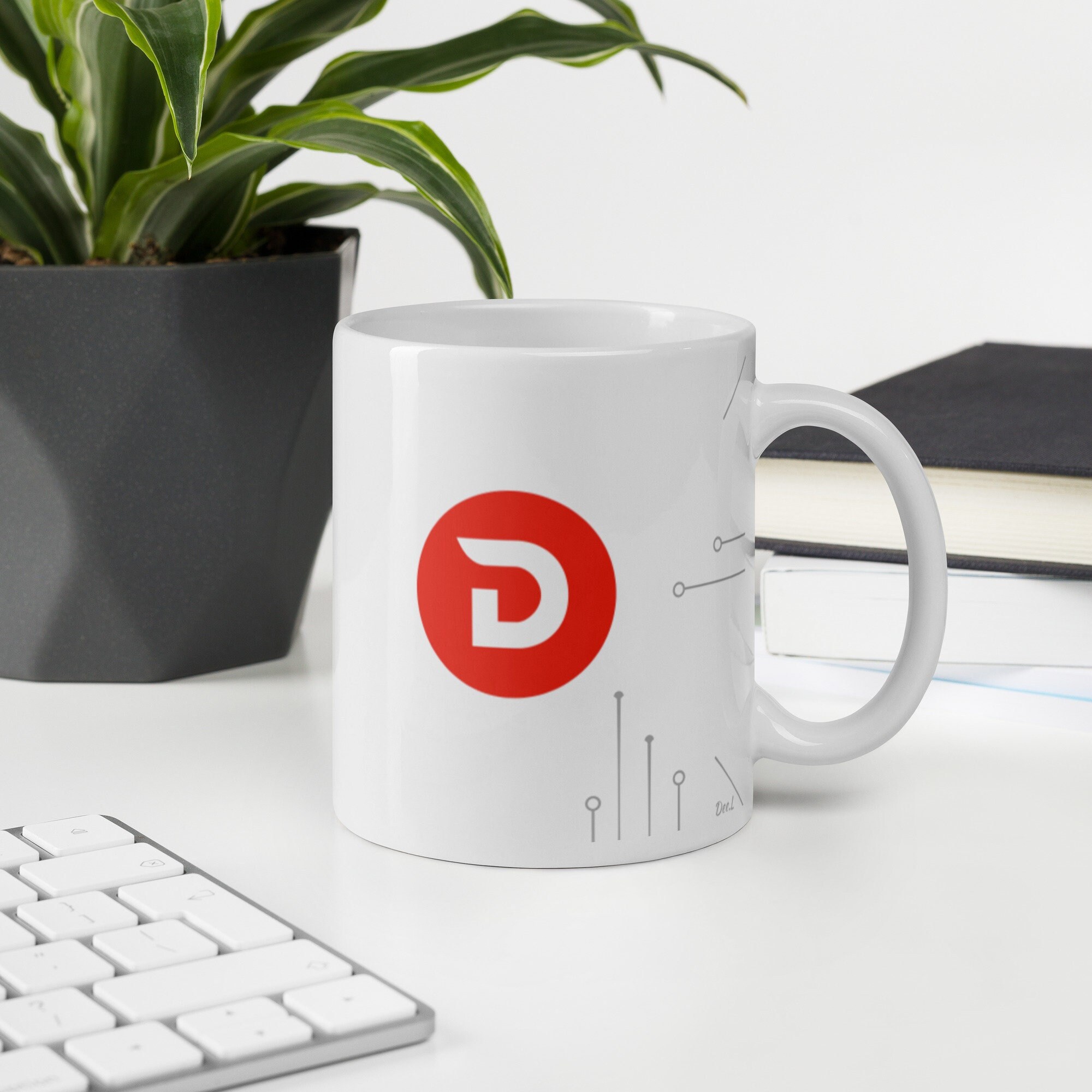 DIVI Divi Project Red Logo Blockchain Crypto Mug - Etsy