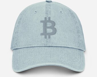 Bitcoin Adjustable Denim Hat Uni Sex 3 Colors