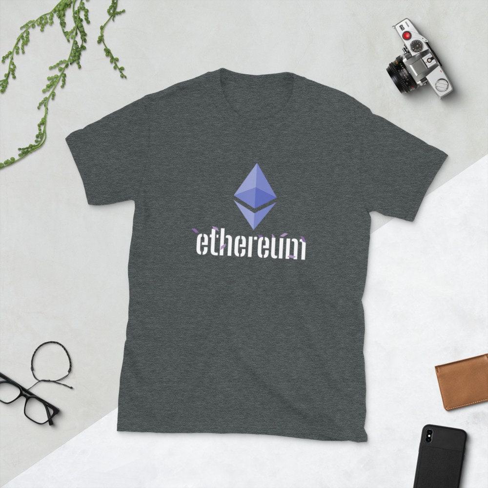 Ethereum Shard Short-sleeve Unisex Cryptocurrency T-shirt - 3 Colors - Etsy