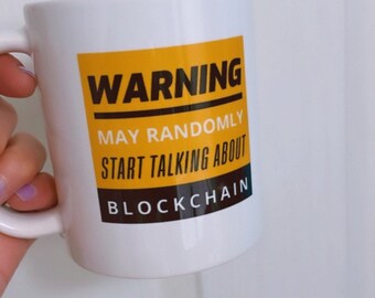 Funny Crypto Mug Warning May Randomly Start Talking Blockchain