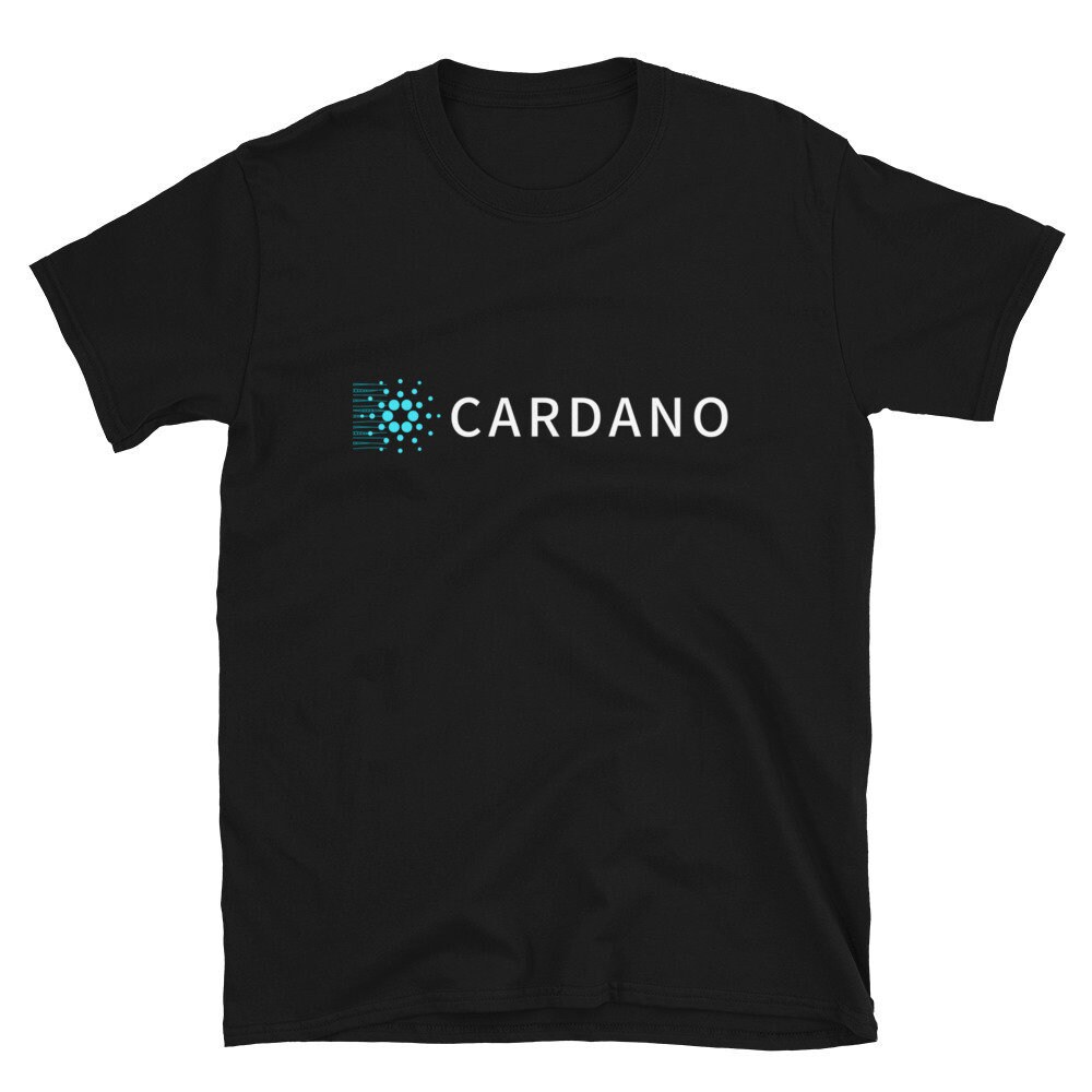 Cardano ADA Aqua Blue Logo Short-sleeve Unisex Cryptocurrency T-shirt - Etsy