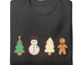 Christmas Cookies Cute Holiday Shirt Premium Sweatshirt