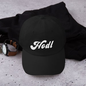 Hodl Retro Style Cryptocurrency Uni-Sex Dad Hat Baseball Hat