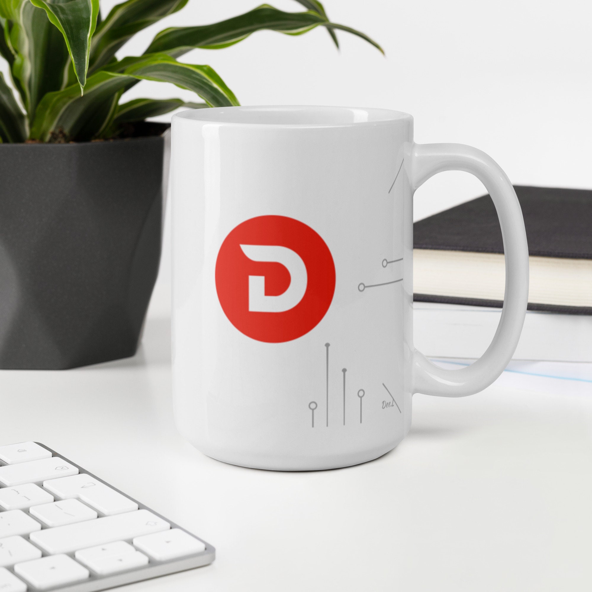 DIVI Divi Project Logo Rouge Blockchain Crypto Mug - Etsy France