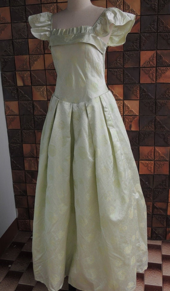 Silk Gown Vintage Dress - Etsy Hong Kong