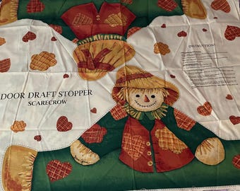 Fabric Panel - Scarecrow Door Draft Stopper