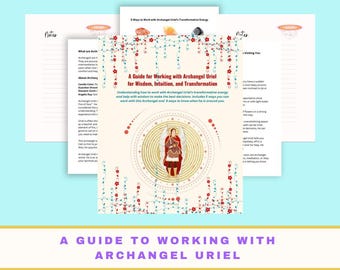 Erzengel Uriel spiritueller Guide, Engel Weisheiten und Erleuchtung PDF, Spirituelle Transformation, Engel Ratgeber, digitaler Download