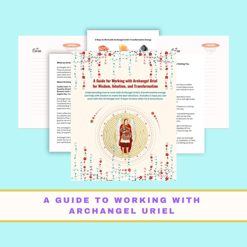 Angel Guide Tool Box Archangel Uriel Spiritual Guide, Angel Wisdom and Illumination PDF ...