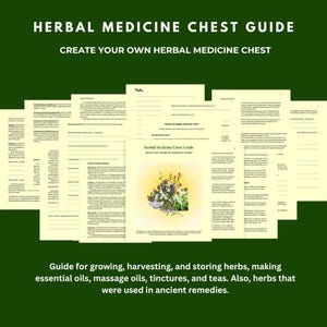Herbal Medicine Guide, Make Your Own Essential and Massage Oils, Tinctures and Teas, Herbal Remedies, Herbal Healing, Natural Remedies