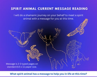 Spirit Animal Reading, Message from a Totem Animal to help a current situation. Animal Spirit, Animal Spirit Guide, Animal Totem