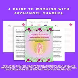 Guía del Arcángel Chamuel, Ángel del Amor y la Paz, Cómo trabajar con el Arcángel Chamuel • Guías angelicales, Guía espiritual (Descarga PDF)