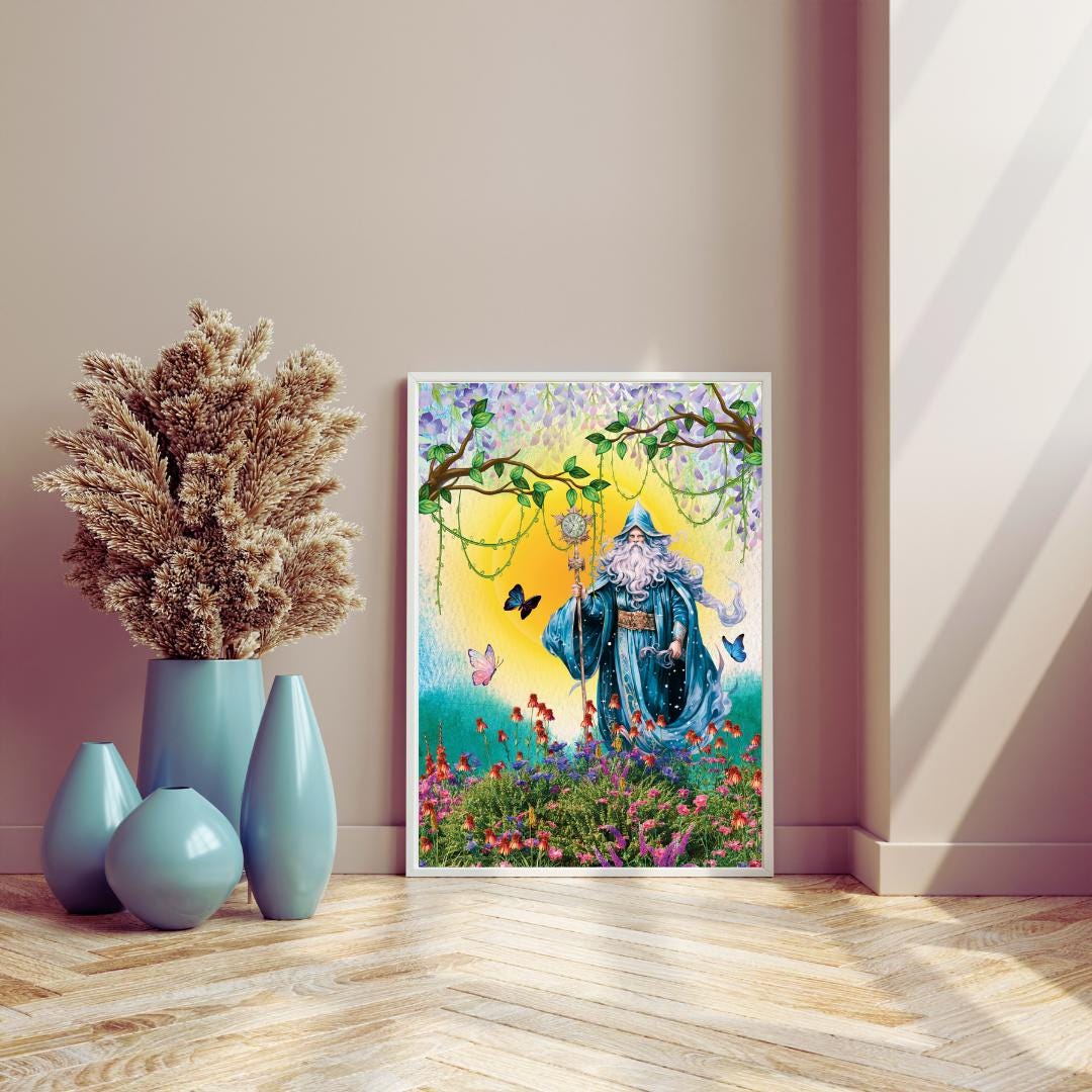 Wizard's Garden, Digital Collage Art, Surrealism, Mystical, Fantasy ...