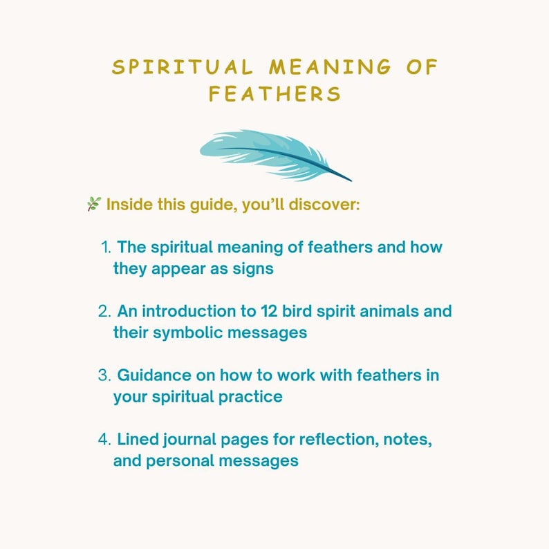 Message Feather Spiritual Meaning of Feathers-bird Spirit Animal, Feather Symbolism ...
