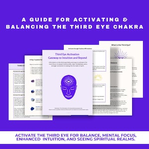 Third Eye Activation Chakra Opening Enhance Intuition Chakra Healing Unblock Third Eye