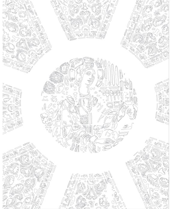 Volwassen Kleurplaten Pagina Kleur Therapie Digitale Etsy