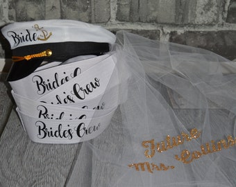 bridesmaid sailor hats
