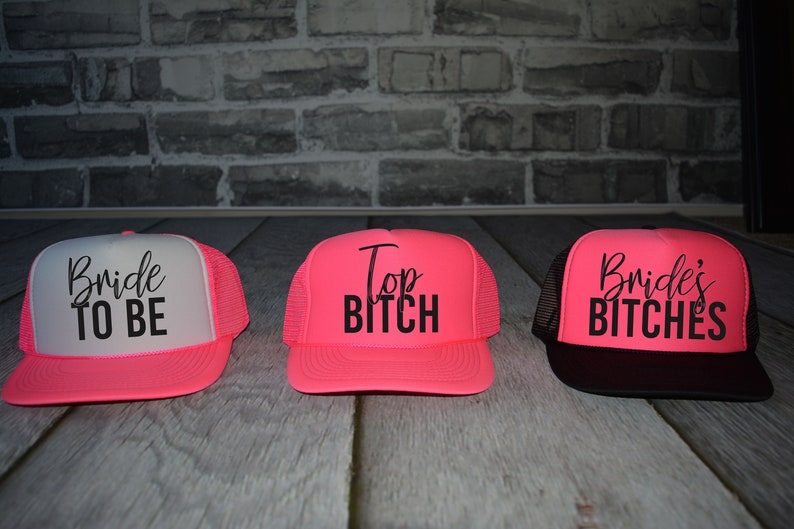 Neon Birthday Party Hats Dirty Thirty Trucker Hat Bride Neon Etsy